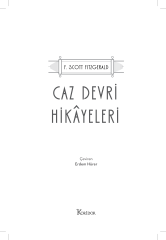 Caz Devri Hikâyeleri - Bez Cilt